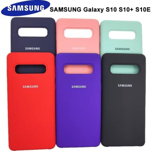 S10 plus Case for Samsung Galaxy S10 Plus/S10e Silky Silicone Cover High Quality Soft-Touch Back Protective Shell S10+ S 10