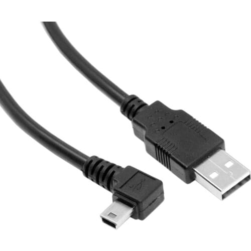 Chenyang USB 2.0 Male to Mini USB B Type 5pin Male Right Angled 90 Degree Data Cable 6ft 1.8m