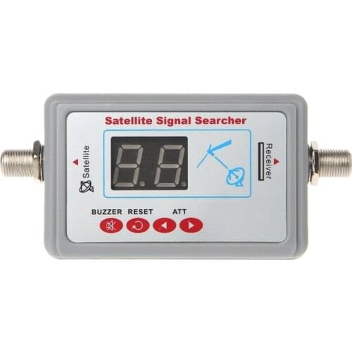 Digital TV Antenna Satellite Signal Finder Meter Searcher LCD Display SF-95DL