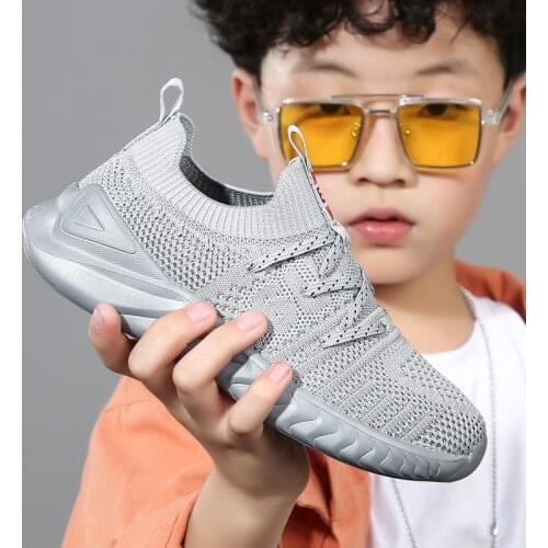 New Korean Kids Sock Sneakers Kids Fashion Breathable Mesh Light and Comfortable Kids Shoes Anti Skid Toddler Fashion Shoes