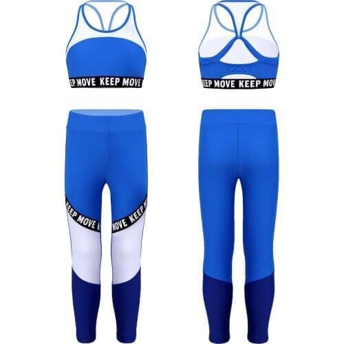 Kids Girls Children Ballet Dance Gymnastics Workout Outfits Sports Tracksuits for Birthday Gift Ballet Class Performance Clothes