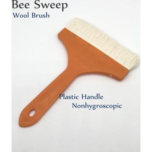 1 Piece Beekeeping Tools Plastic Handle Bee Sweep Wool Brush Nonhygroscopic Beekeeping Equipment Professional Beekeeper Apiary