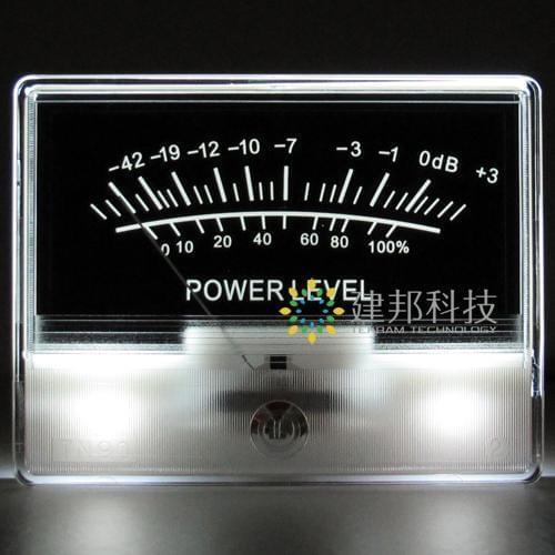 TN90 High Precision VU Meter Head DB Level Meter Power Boller Front Stage Sound Card Sound DB Watchband Backlight