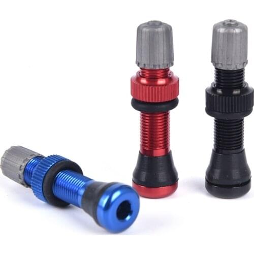 1 Pcs MTB Bicycle Schrader Tubeless Valve For Mountain Bike Valve Rim Wheel Tubeless Tire Tyre Valve Bicycle Accessories