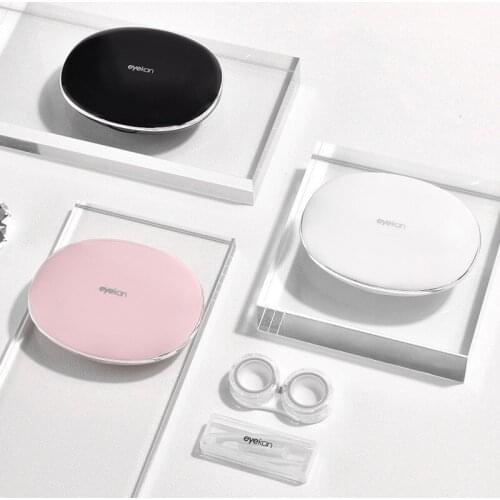 Magnetic Attraction Mellow Cobblestone Shape Contact Lenses Case Contact Lens Partner Box