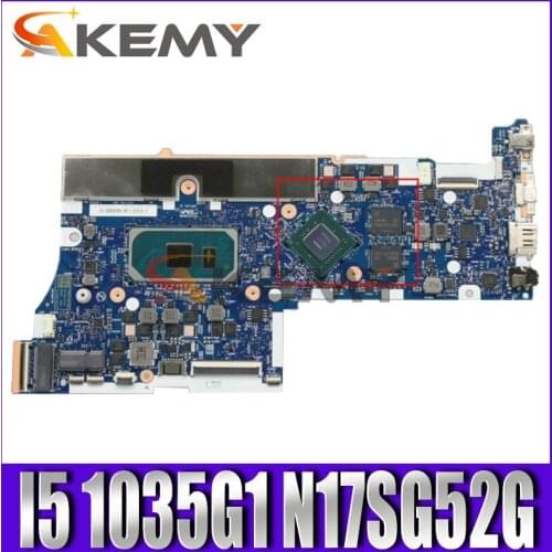 Mainboard For Lenovo ideapad 5-15IIL05 Laptop motherboard with CPU I5 1035G1 RAM 8G GPU N17SG52G 100% test