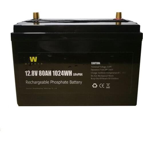 12.8V 80Ah Electric Vehicle Portable Battery Lifepo4 80ah Lithium Battery Batteries Pack 12.8V 80Ah