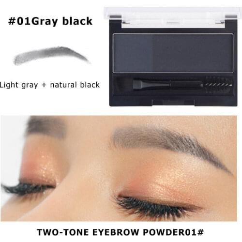 Maquiagem Eyebrow Powder Makeup Palette Waterproof Eyebrow Enhancer Cosmetic Brush Mirror Box Make Up Tools Set