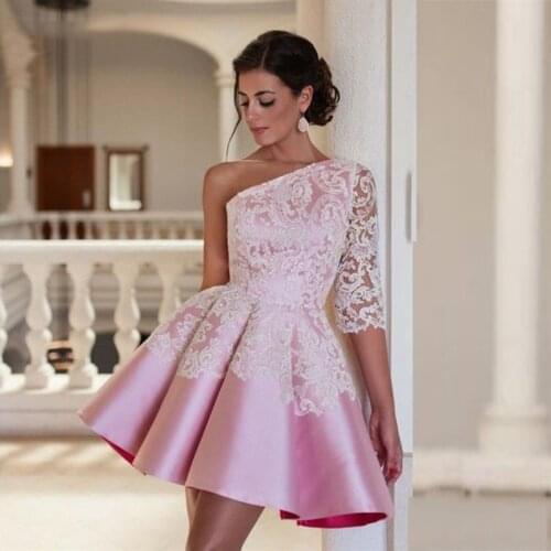 Sevintage Womens One Shoulder Cocktail Dresses