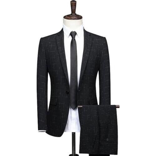 SHIERXI Mens Casual Suits
