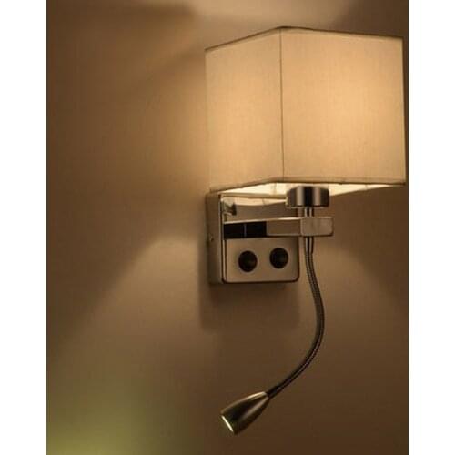 LED Bedside Wall Lamp With Switch and Flexible Reading Light Headboard Lamp FOR Staircase Living Room Bedroom Aisle Balcony