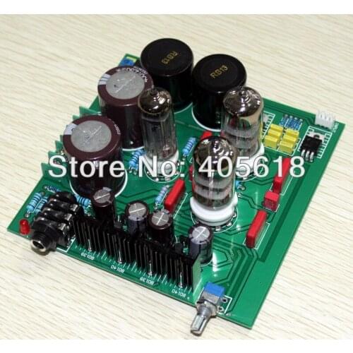 Tube 6N3 6Z4 basic on lehmann circuit Headphone Amplifier board Assembled