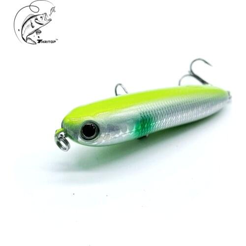 High Quality Pencil Fishing Lure 65MM 6.5G TP161 Floating Stickbait Hard Bait 5 Colors For Optional Bass Pike Fishing Tackle