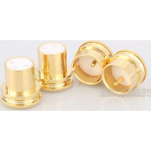 High Quality Noise Stopper Gold Plated Copper XLR Plug Caps XLR Plug caps hifi audio protective xlr plug caps
