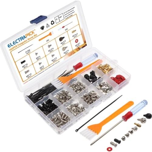 Hard Disk DIY Motherboard PC Personal Computer Assemble Case Fan Hand Screw Bolt Standoff Washer Set Assortment Kit 362/330pcs