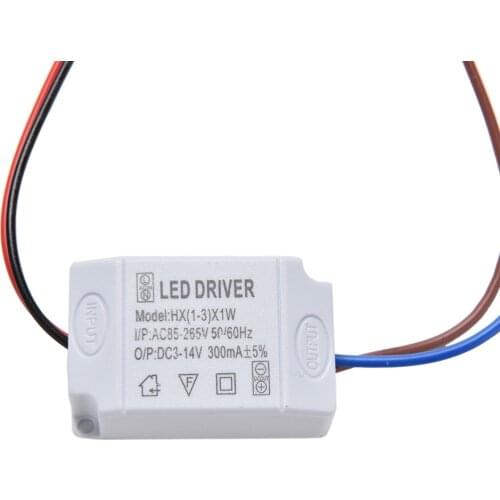 1PCS 1W Simple AC 85V-265V To DC 2V-12V 300mA Electronic LED Strip Driver Transformer LED Power Supply Driver Adapter