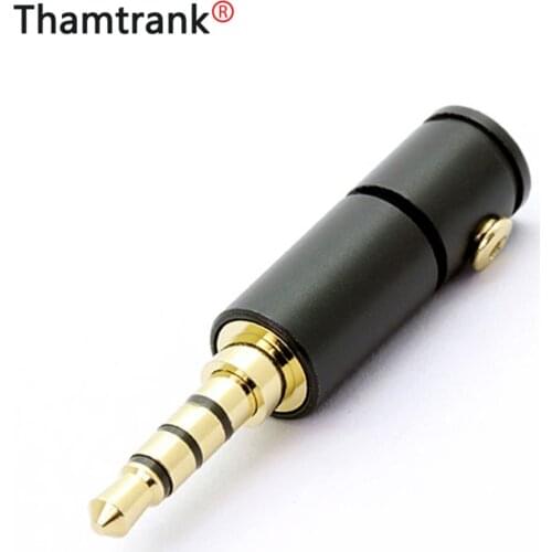 10pcs Jack 3.5mm 4 Pole Stereo Male Jack 3.5 Audio Plug Connector DIY Solder Adapter for Shure 2mm 4mm 6mm Cable