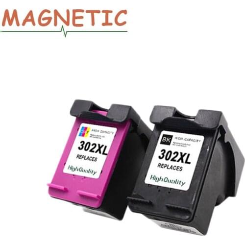 2020 For HP302 Magnetic 302 Compatible Ink Cartridges For HP Deskjet 1110 2130 1112 3630 Officejet 4650 4655 ENVY 4516 NS45 4520