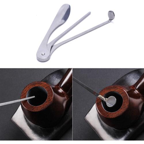 3 in 1 Nozzle Cleaner Tamper Smoking Tobacco Pipe Stainless Steel Cleaning Tool