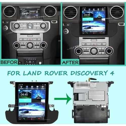 Car Radio Audio For Landrover Land Rover Discovery 4 LR4 Android Stereo Receiver Tesla Vertical Auto GPS Multimedia DVD Player