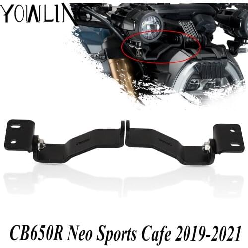 CB650R Motorcycle LED Driving Lamp For Honda CB650 CB 650R 650 R Neo Sports Cafe 2019 2020 2021 Auxiliary Light Fog Lamp Bracket