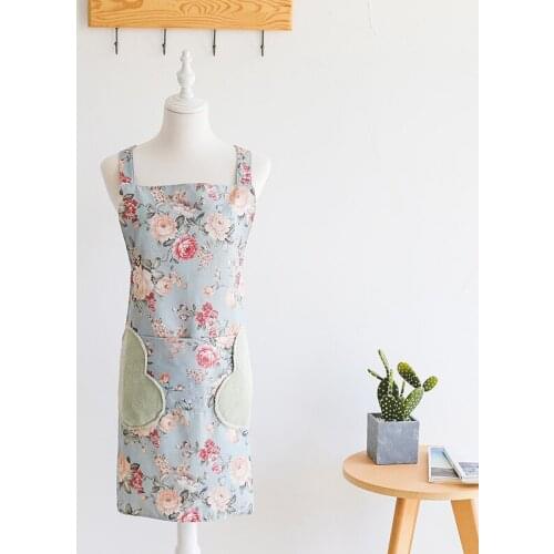 Ladies Cute Princess Apron Household Kitchen Waterproof And Oil-proof Summer Work Overall
