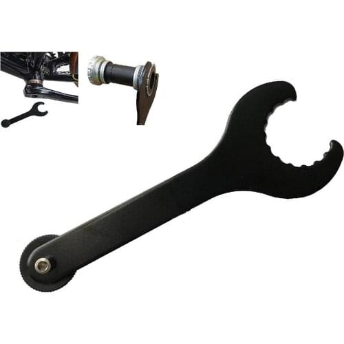 Bottom Bracket Wrench Bicycle Crank Axis Bottom Bracket Spanner On For MTB Road Bike Axle Steel Install Removal Repair Tool