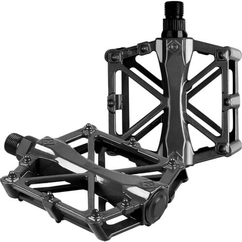 Mountain Bike Pedal Non-Slip Lightweight Aluminum Alloy Bicycle Cycling Platform Cycle Pedal for BMX 9/16 for Bicycle Accessory