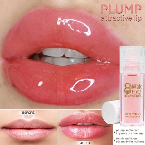 Roll Ball Lip Plumping Oil Plant Lip Care Enhances Plump Lips Care Reduce Lip Fine Line Cosmetics Sexy Lip Plump Lipstick Makeup