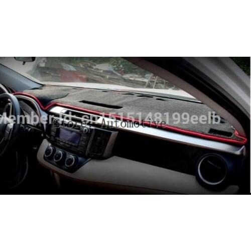 Car Dashboard Avoid light pad Instrument platform desk cover Mats Carpets ,suitable for Toyota Rav4 2014 2015 2016 2017