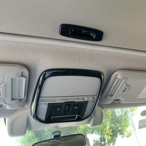 For Subaru Forester SK 2018 2019 2020 ABS Reading Light Cover Trim Skylight handle Roof Lamp Frames Interior Accessories 2pcs