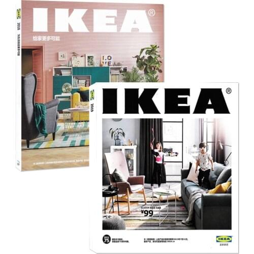 New 2pcs/set Interior design home life knowledge books Fashion Home Shopping Guide Directory