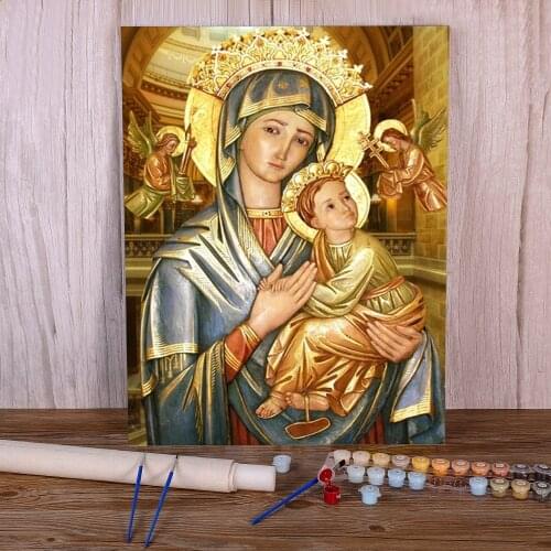 Region Icons Coloring By Numbers Painting Kit Oil Paints 50*70 Picture By Numbers Photo Wall Decoration Crafts Drawing