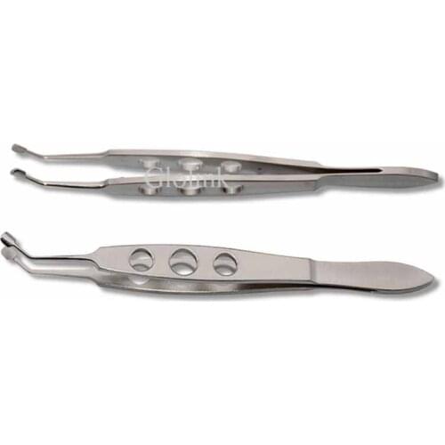 Micros Eyelid Ophthalmic Instruments Two Types Head 10.5CM Double Eyelid Fat Tarsal Gland Physiotherapy Massage Tweezers