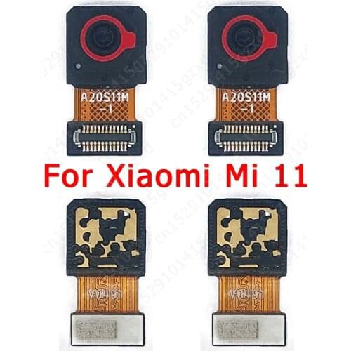 Original Front Frontal Camera For Xiaomi Mi 11 Mi11 Facing View Selfie Camera Module Flex Replacement Spare Parts