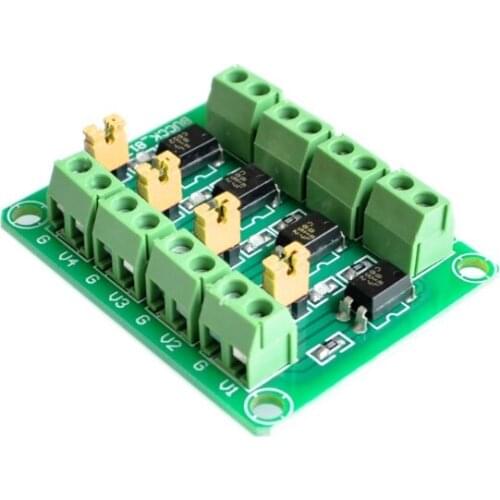 PC817 2/4 Way Optocoupler Isolation Board Voltage Converter Adapter Module Driver Photoelectric Isolated Module