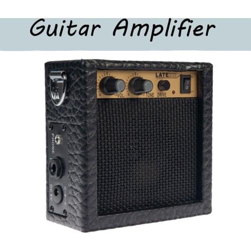 3W Electric Guitar Amp Amplifier Speaker Volume Tone Control Protable Mini Audio Guitar Bass Amplifier Speaker