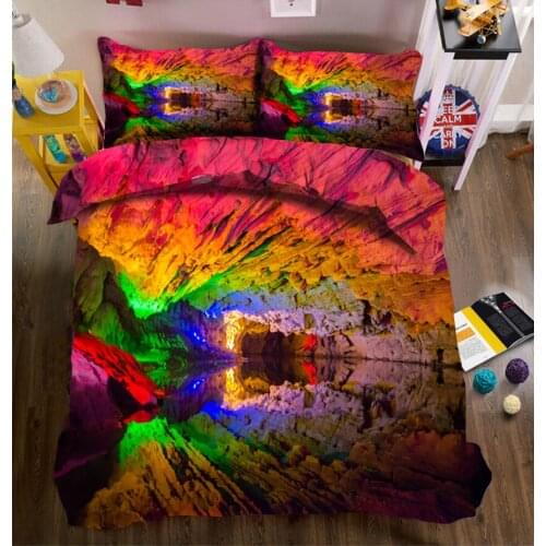 Twin size bedding set Quilt Cover Set King 3D Queen Home Textiles Drop Ship tete de lit bed cover bed sheet decorate colour