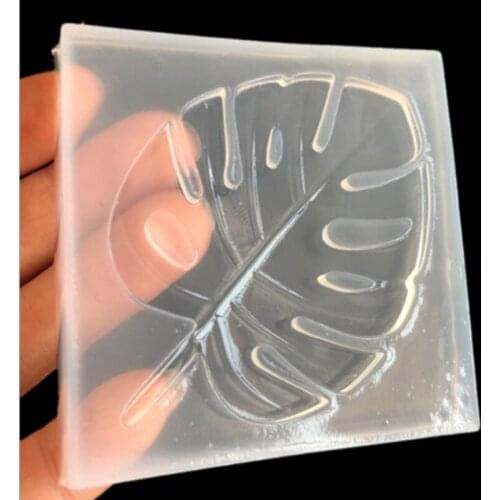 Transparent Non-toxic Crystal Silicone Mousse Cake Mould jelly Chocolate Leaf Shape Baking Pastry Decorating Tools