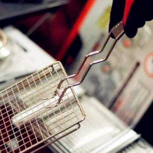 2019 outdoor Stainless steel anti-hot grilling net folder screwdriver fork camping pot cover Korean barbecue accessories