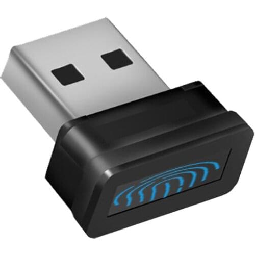 Smart Mini Biometrics Security Key USB Fingerprint Reader for Window 10 Home Office Computer Used