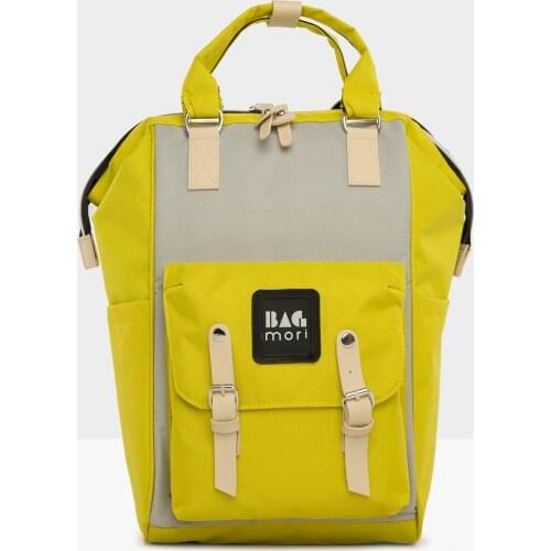 Yellow With Pocket Logo Mother Baby Bag Large Capacity Baby Care For Travel Backpack Diaper Bags Baby Diaper Female Fashion