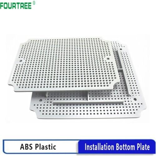 IP67 Waterproof Plastic Enclosure Box Installation Bottom Plate ABS Material Accessories IP67 Waterproof Plastic Enclosure Box