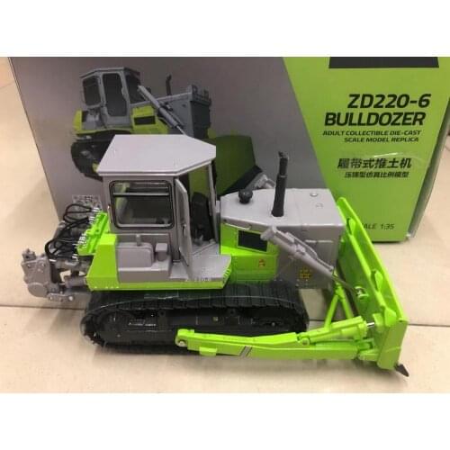 1/35 Scale Zoomlion ZD220-6 Crawler Bulldozer Diecast Model Collection Gift