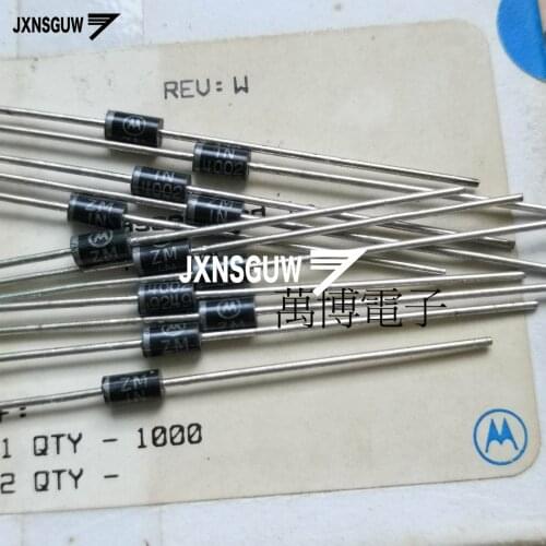 20PCS Original MOT Zener diode 1n4002 1N4002 DO-41 1A 100V Diode Rectifier 4002