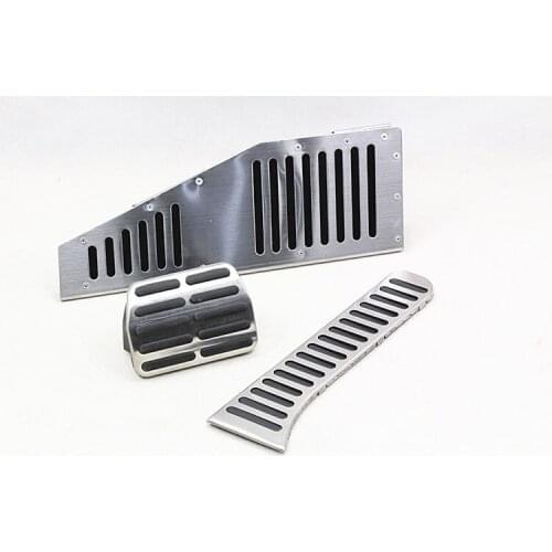 3 unids / set car brake handrail pedal cover For Golf 6 car accessories right hand drive at