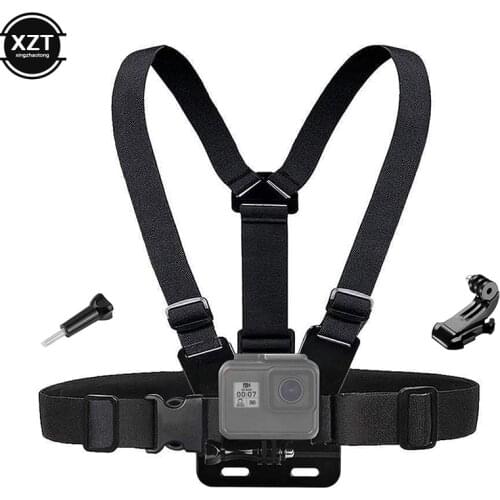 For GoPro Accessories Adjustable Chest Mount Harness Chest Strap Belt for GoPro HD Hero6 5 4 3+ 3 1 2 SJ4000 SJ5000 Sport Camera