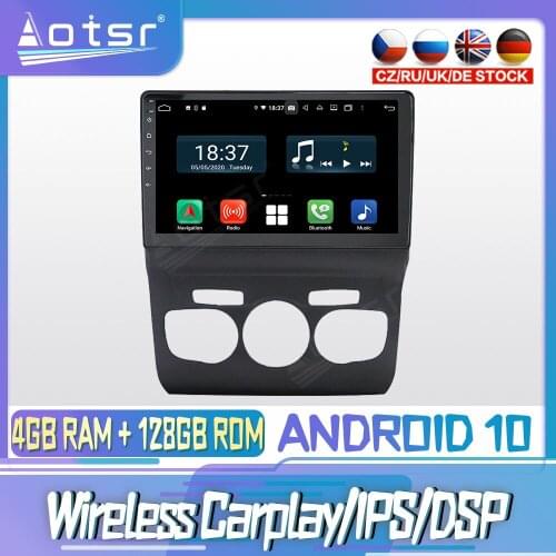 Android 10 PX6 128G For Citroen C4 C4L B7 2013 Car CD DVD GPS Navigation Auto Radio Stereo Video Multimedia Player HeadUnit 2din