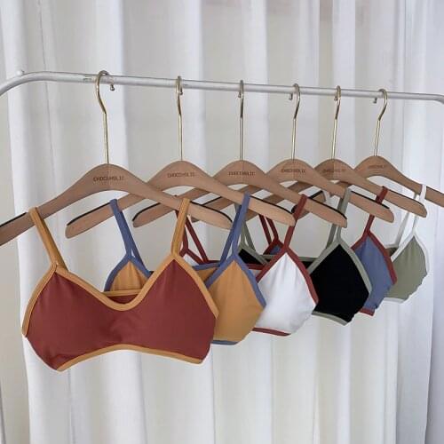 Comfortable minimalist lingerie womens underwear sports bra thin section with chest pad anti-lighting bra