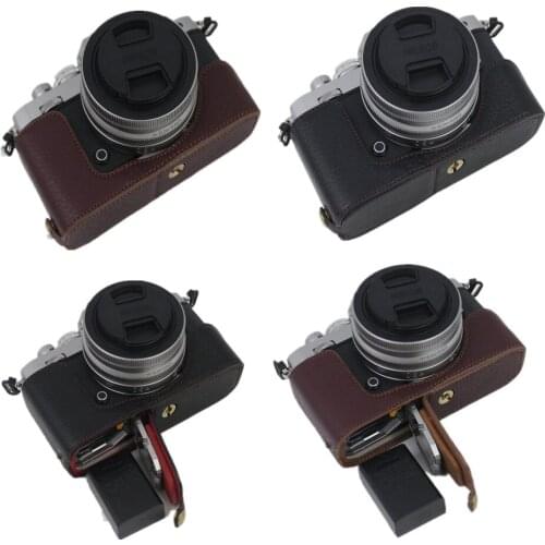 Camera Bag Genuine Leather Half Body Set Cover For Nikon Zfc ZFC4 Bottom Case With Battery Opening